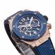 ZF Factory Hublot Unico King hub1280 Copy Watch Blue Bezel Rose Gold (4)_th.jpg